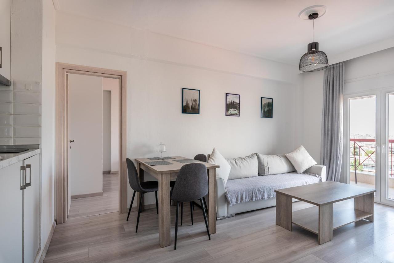 Minimalist Apartments W/ View Szaloniki Kültér fotó