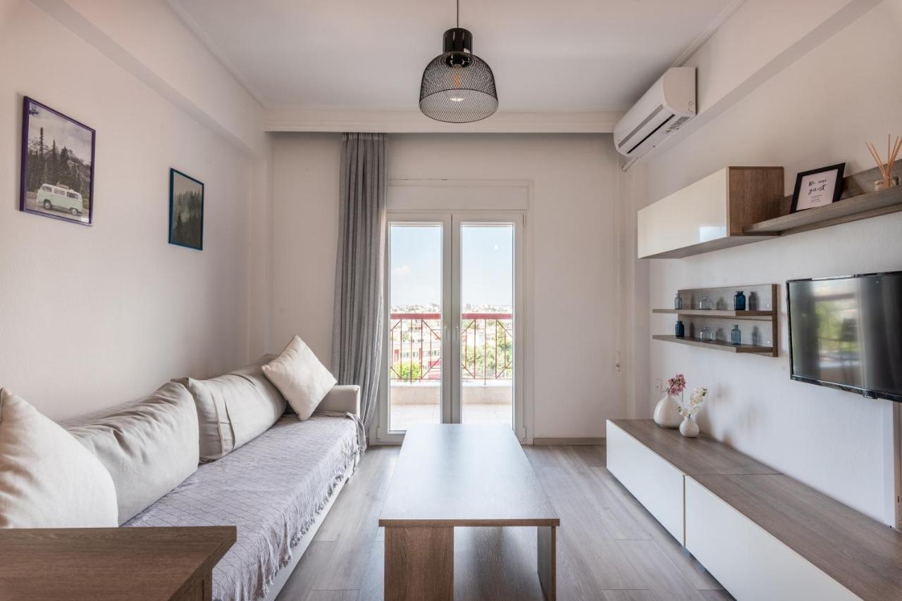 Minimalist Apartments W/ View Szaloniki Kültér fotó