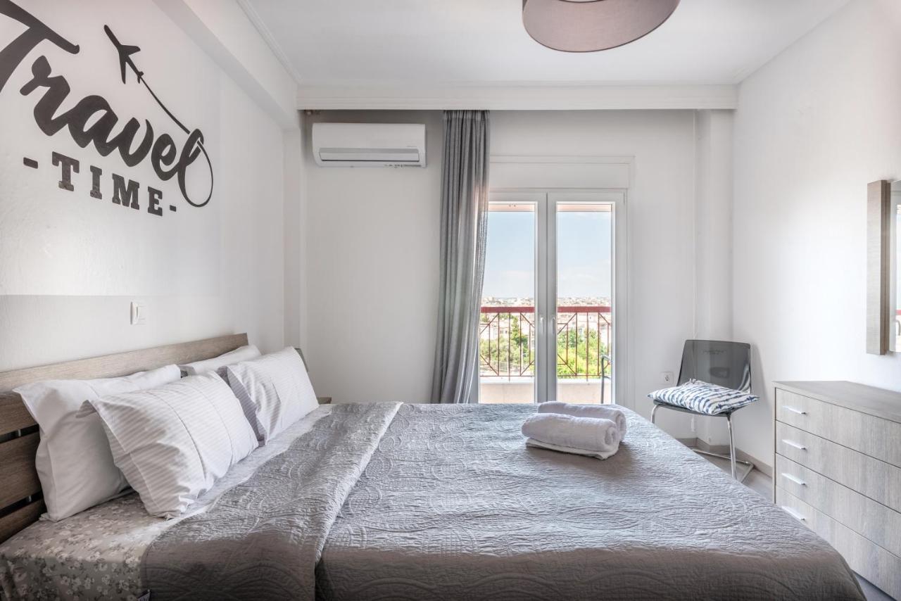 Minimalist Apartments W/ View Szaloniki Kültér fotó