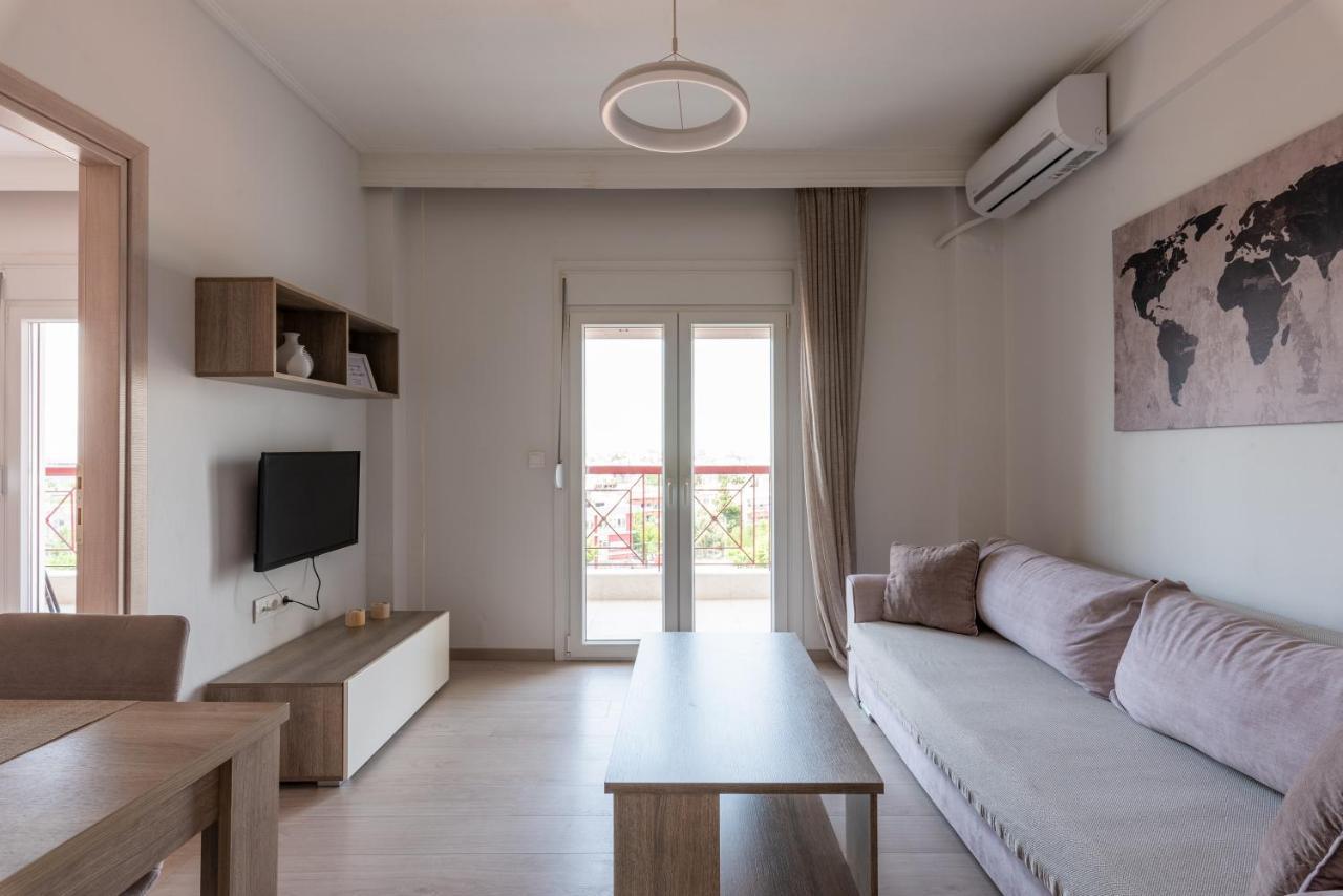 Minimalist Apartments W/ View Szaloniki Kültér fotó